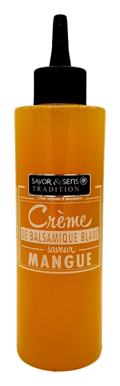 Crème de balsamique blanc saveur mangue