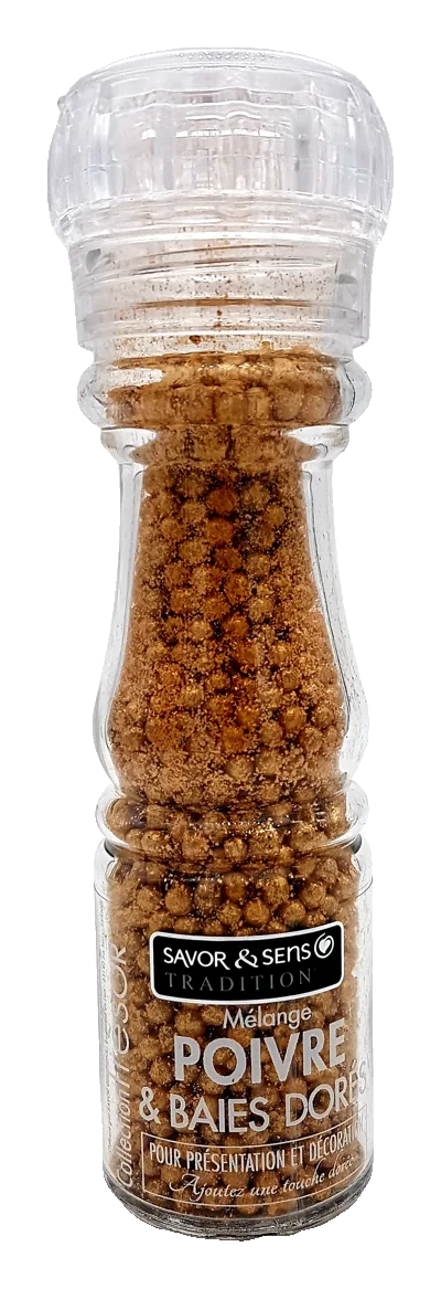 Mezcla de pimienta y bayas doradas