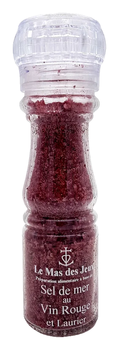 Meersalz mit Rotwein und Lorbeer