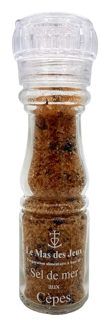 Meersalz mit Steinpilzen