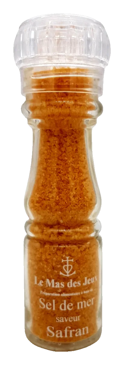 Sal marina sabor azafrán