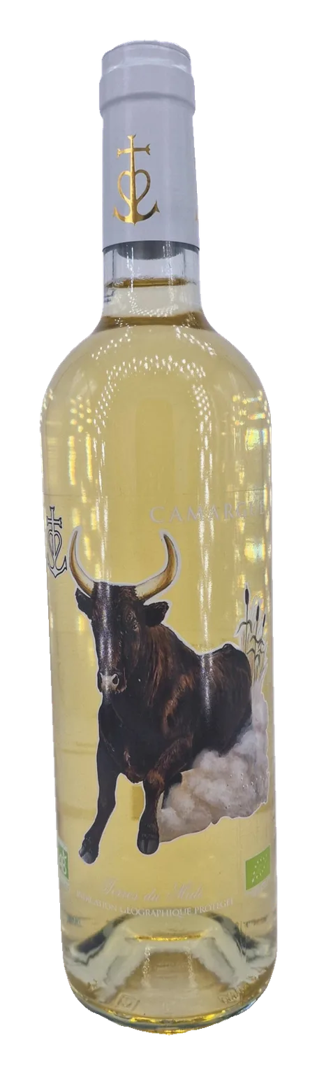 Mas des Jeux Organic Sables de Camargue White Wine (Bull label)